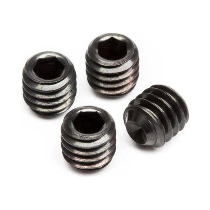 HB RACING Set Screw M4x4mm (4pcs)