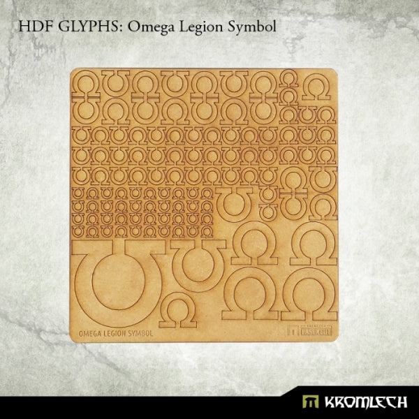 KROMLECH HDF Glyphs: Omega Legion Symbol