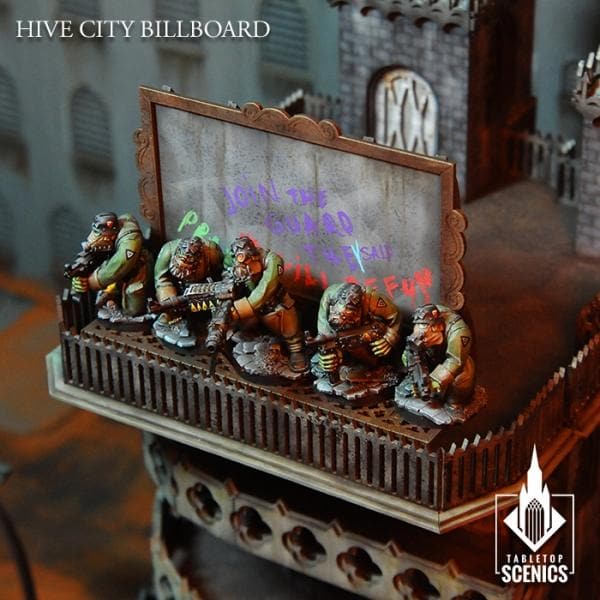 TABLETOP SCENICS Hive City Billboards