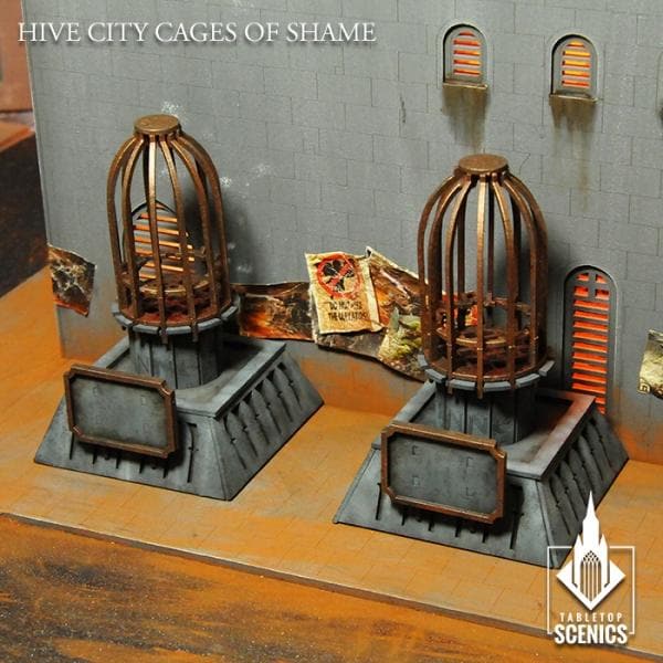 TABLETOP SCENICS Hive City Cages of Shame