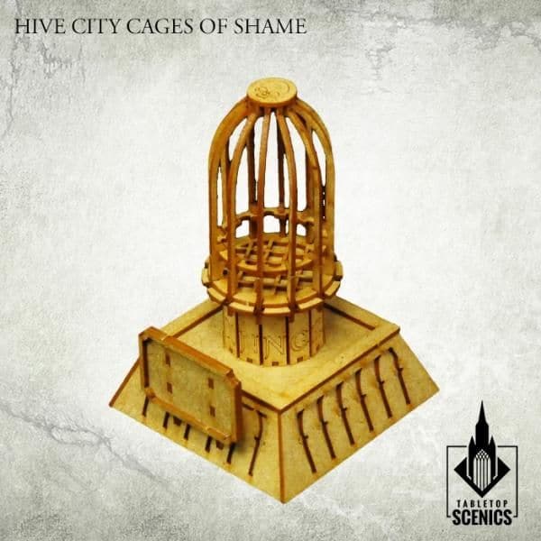 TABLETOP SCENICS Hive City Cages of Shame