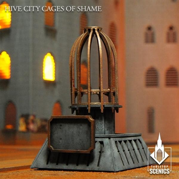 TABLETOP SCENICS Hive City Cages of Shame