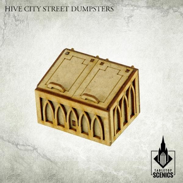 TABLETOP SCENICS Hive City Street Dumpsters