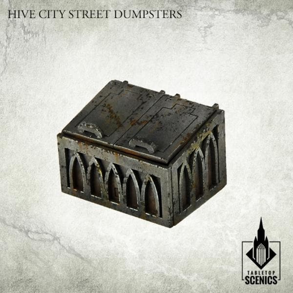 TABLETOP SCENICS Hive City Street Dumpsters