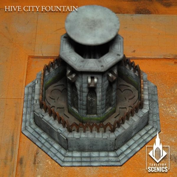 TABLETOP SCENICS Hive City Fountain