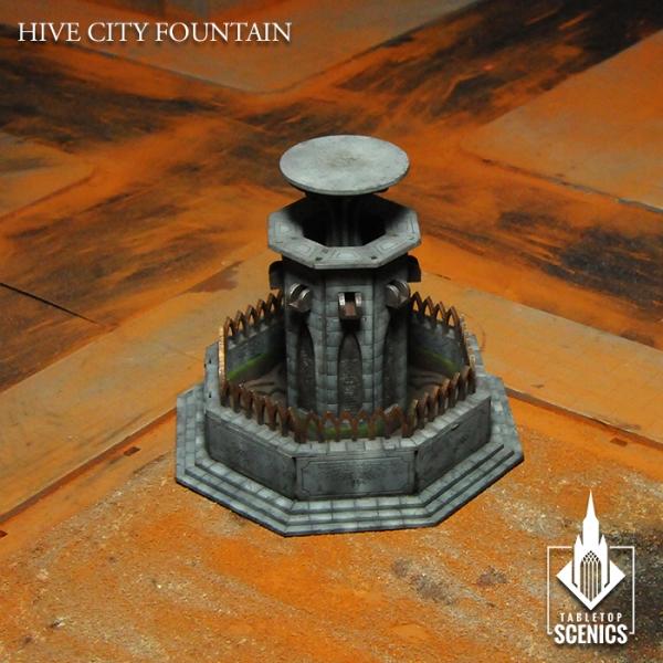 TABLETOP SCENICS Hive City Fountain