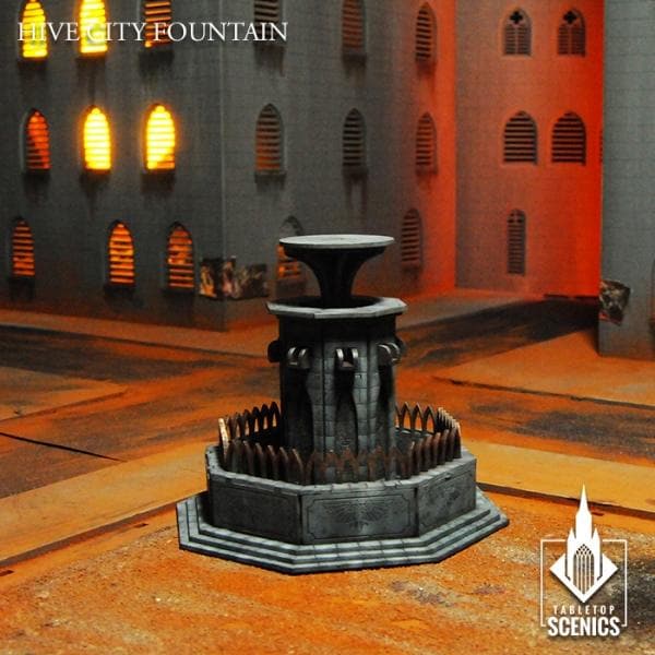 TABLETOP SCENICS Hive City Fountain