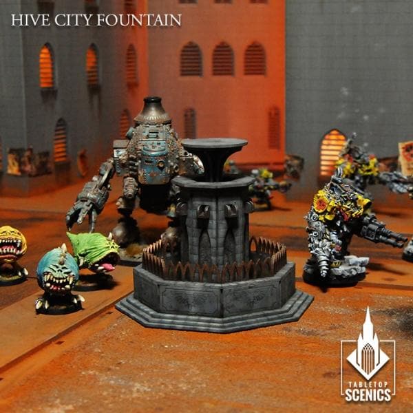 TABLETOP SCENICS Hive City Fountain