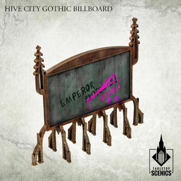 TABLETOP SCENICS Hive City Gothic Billboards