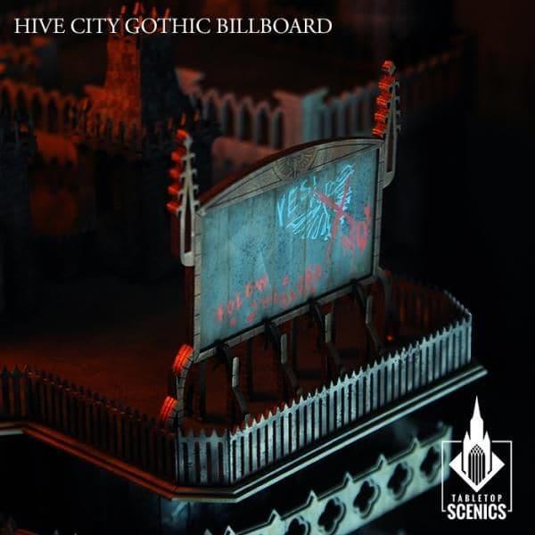 TABLETOP SCENICS Hive City Gothic Billboards