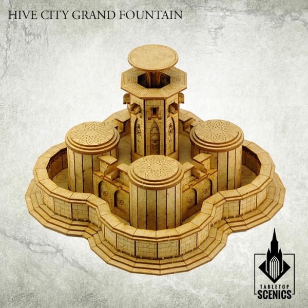 TABLETOP SCENICS Hive City Grand Fountain