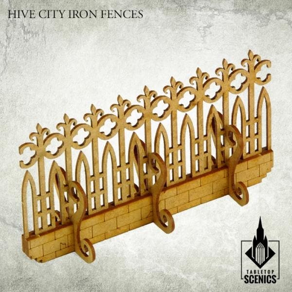 TABLETOP SCENICS Hive City Iron Fences