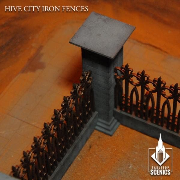 TABLETOP SCENICS Hive City Iron Fences