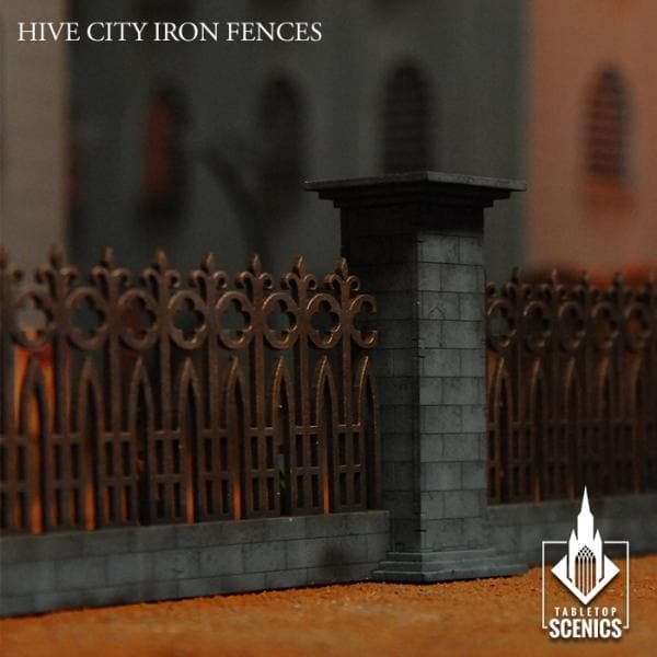 TABLETOP SCENICS Hive City Iron Fences