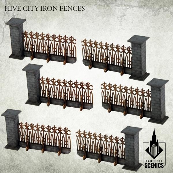 TABLETOP SCENICS Hive City Iron Fences