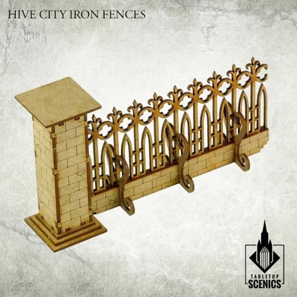 TABLETOP SCENICS Hive City Iron Fences