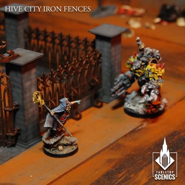 TABLETOP SCENICS Hive City Iron Fences