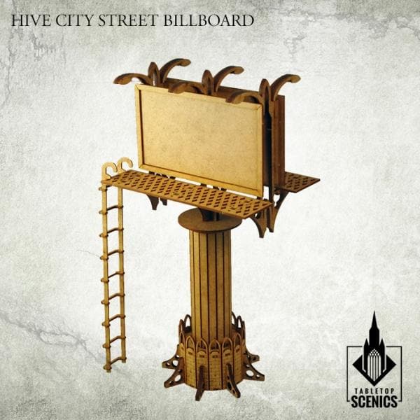 TABLETOP SCENICS Hive City Street Billboard