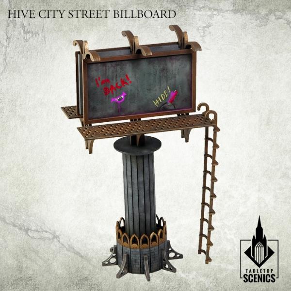 TABLETOP SCENICS Hive City Street Billboard