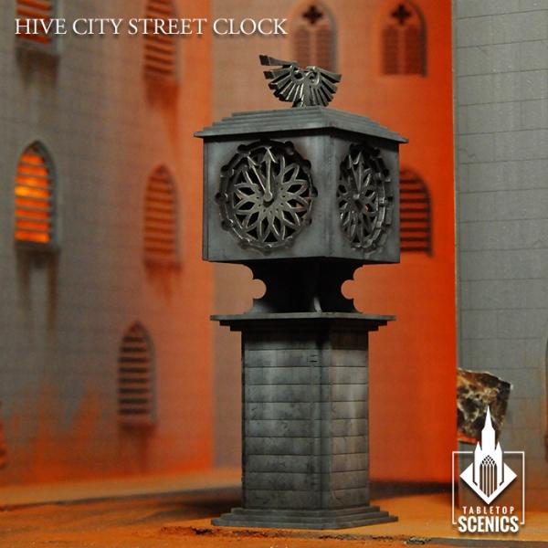 TABLETOP SCENICS Hive City Street Clock