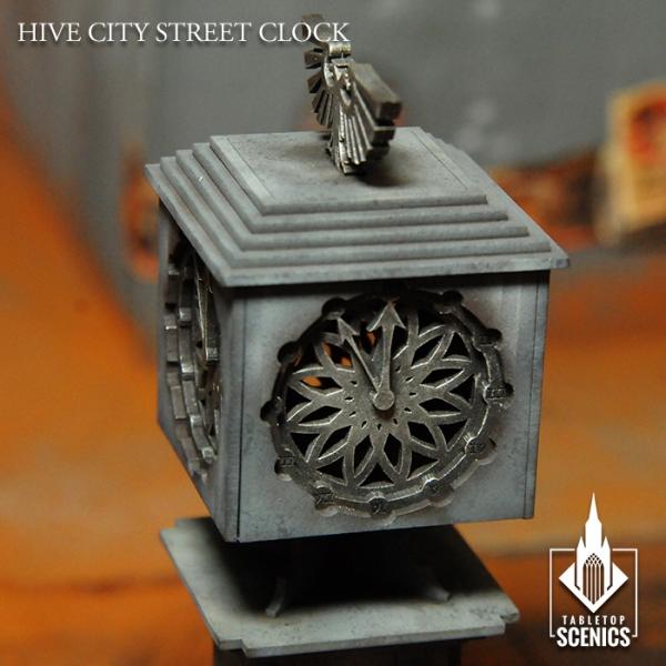 TABLETOP SCENICS Hive City Street Clock