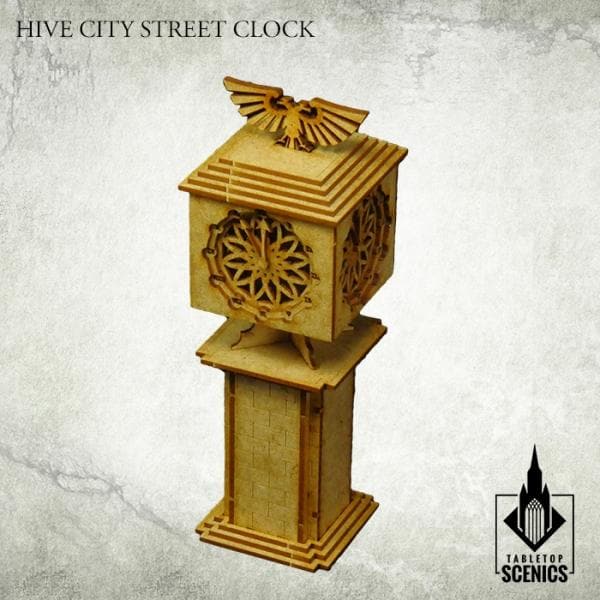 TABLETOP SCENICS Hive City Street Clock