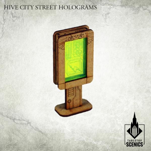 TABLETOP SCENICS Hive City Street Holograms