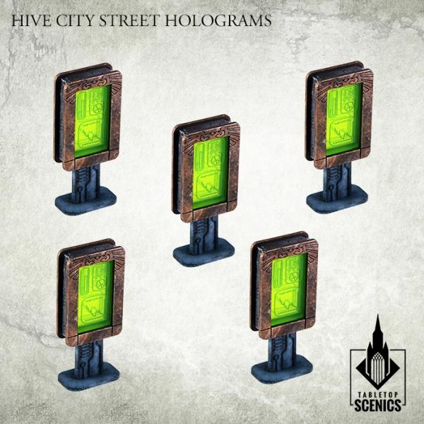 TABLETOP SCENICS Hive City Street Holograms