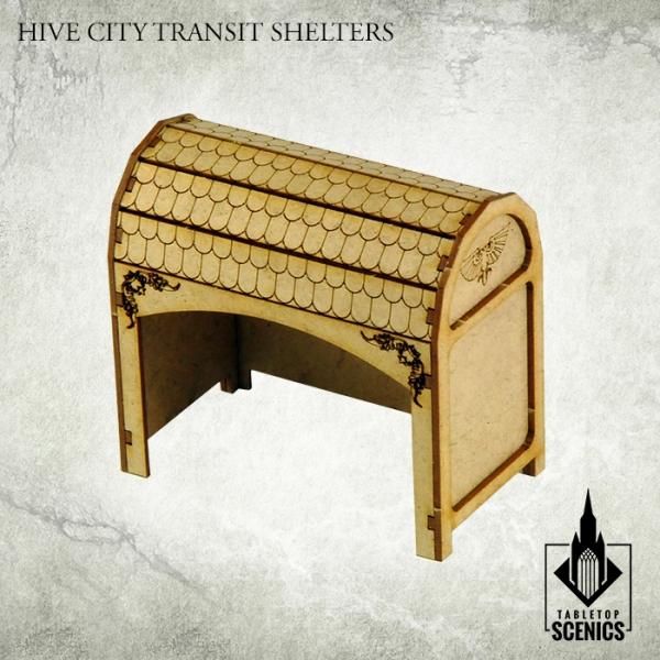 TABLETOP SCENICS Hive City Transit Shelters