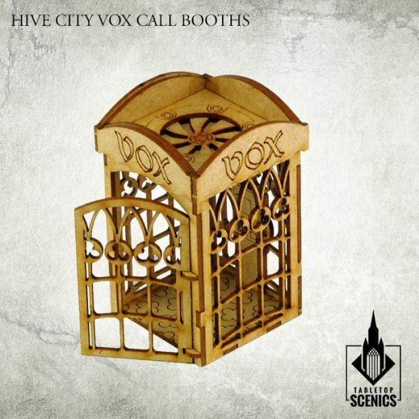 TABLETOP SCENICS Hive City Vox Call Booths