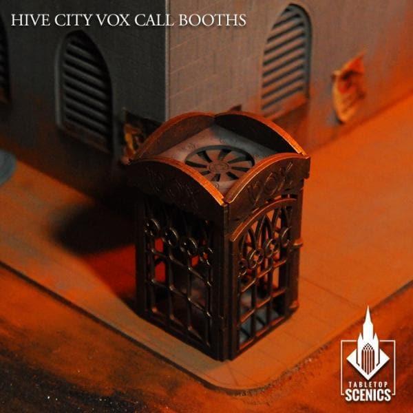 TABLETOP SCENICS Hive City Vox Call Booths