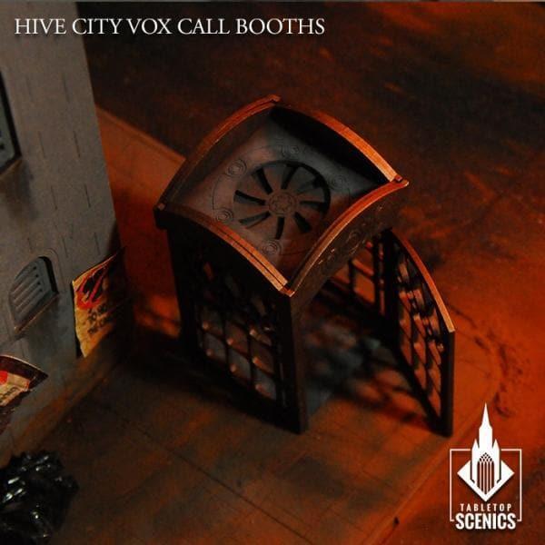 TABLETOP SCENICS Hive City Vox Call Booths