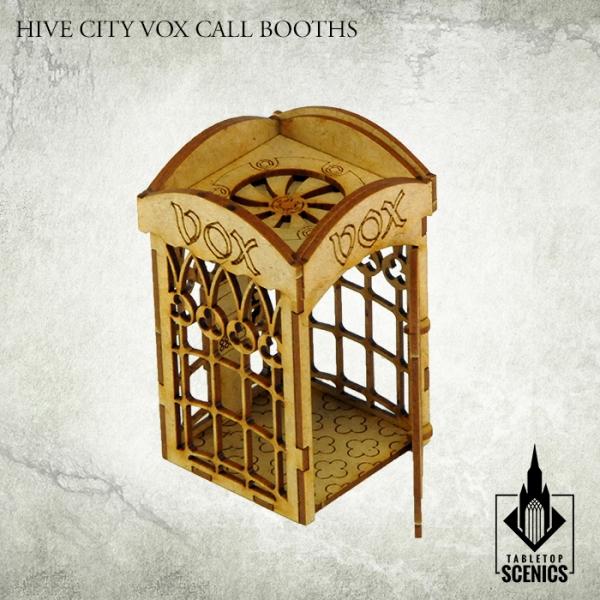 TABLETOP SCENICS Hive City Vox Call Booths
