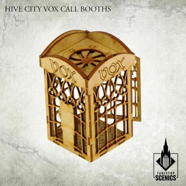 TABLETOP SCENICS Hive City Vox Call Booths