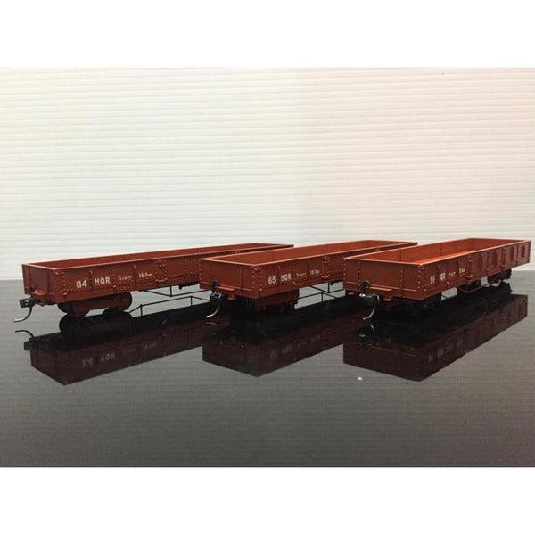 HASKELL On30 NQR Puffing Billy Wagons - Pack 1 (Wagon Red)