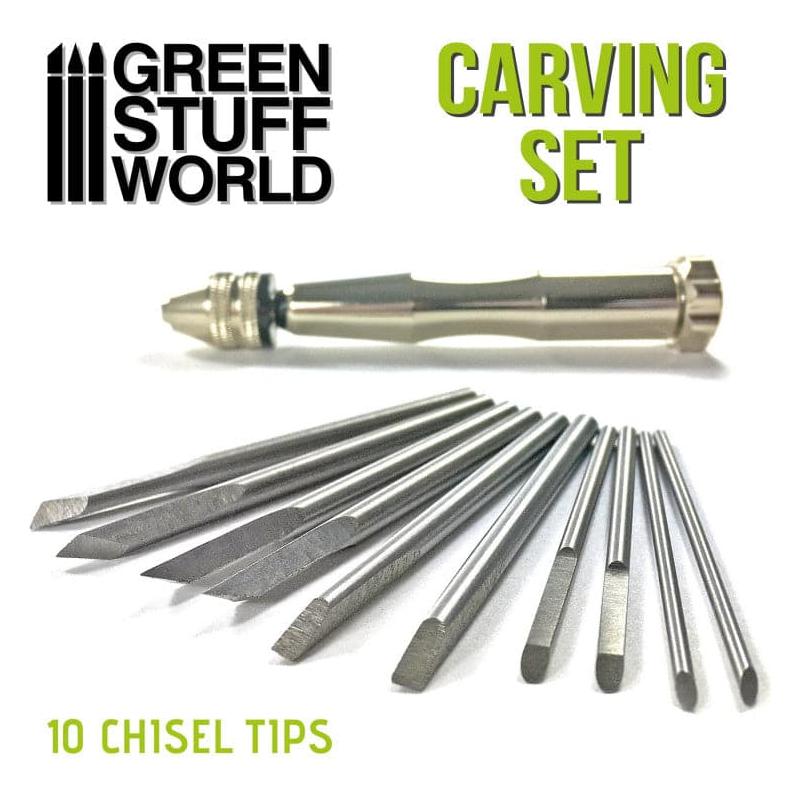 GREEN STUFF WORLD Hobby Carving Set