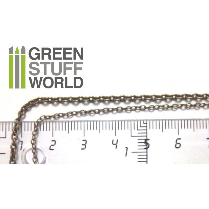 GREEN STUFF WORLD Hobby Chain 3mm - Bronze