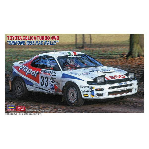 HASEGAWA 1/24 Toyota Celica Turbo 4WD "Grifone 1995 RAC Rally"