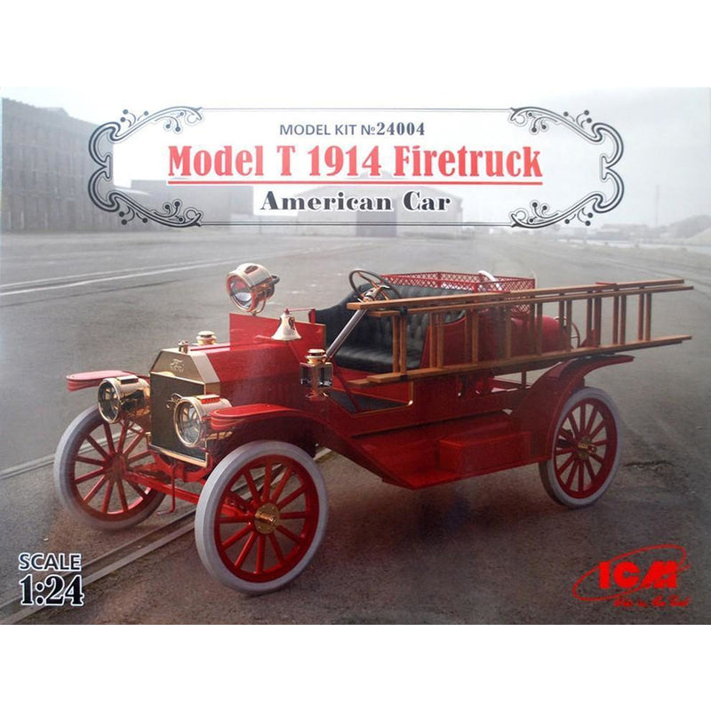 ICM 1/24 Model T 1914 Firetruck American Car