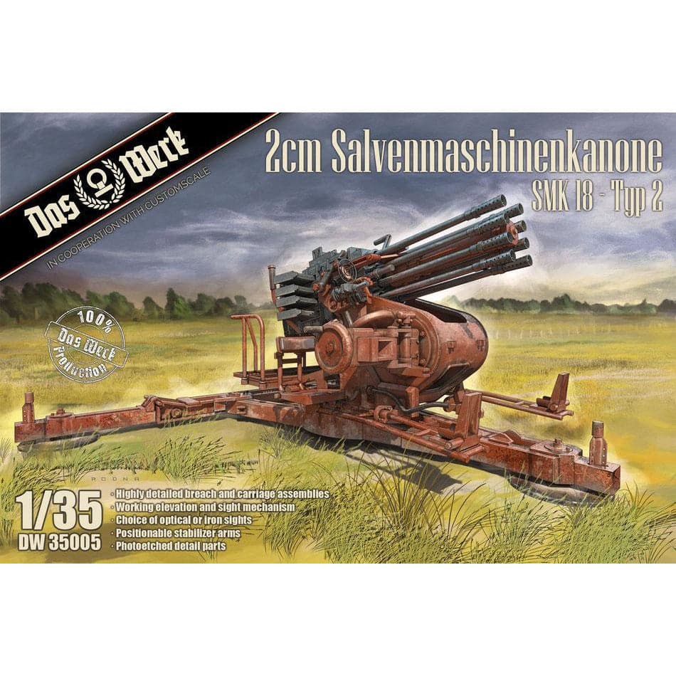 DAS WERK 1/35 2cm Salvenmaschinenkanone SMK 18 Typ-2
