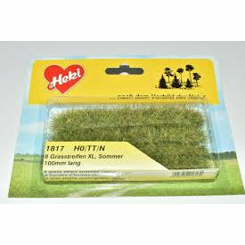 HEKI 10mm Grass Strips Summer 100mm (8pcs)