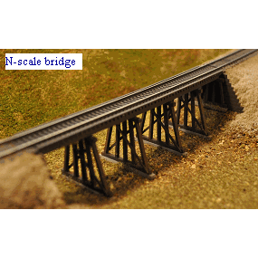 BLAIR LINE N scale Pile & Frame Trestle Kit