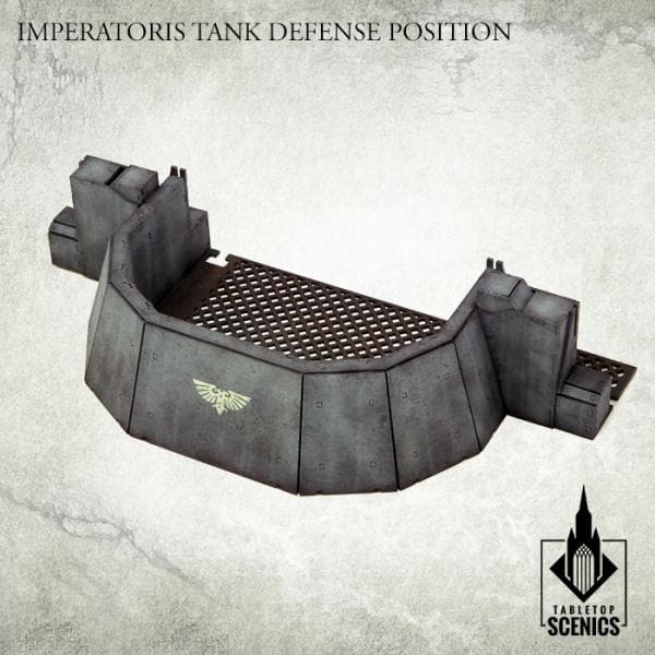 TABLETOP SCENICS Imperatoris Tank Defense Position