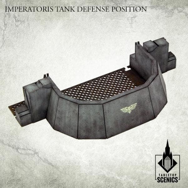 TABLETOP SCENICS Imperatoris Tank Defense Position