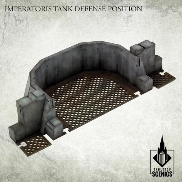 TABLETOP SCENICS Imperatoris Tank Defense Position