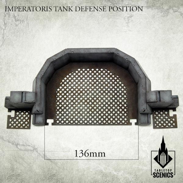 TABLETOP SCENICS Imperatoris Tank Defense Position
