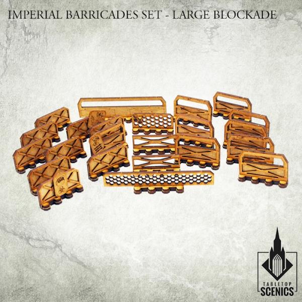 TABLETOP SCENICS Imperial Barricade Set - Large Blockade
