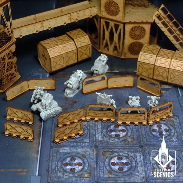 TABLETOP SCENICS Imperial Barricade Set