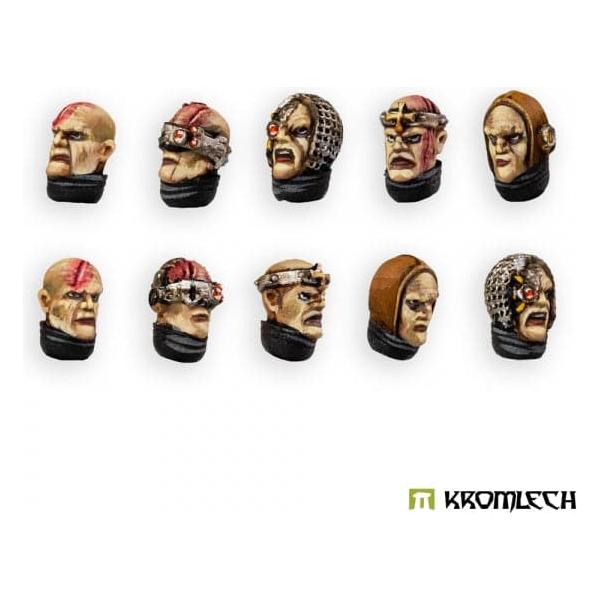 KROMLECH Imperial Crusaders Heads (10)