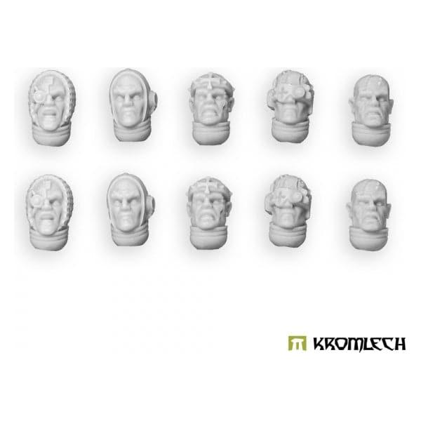 KROMLECH Imperial Crusaders Heads (10)